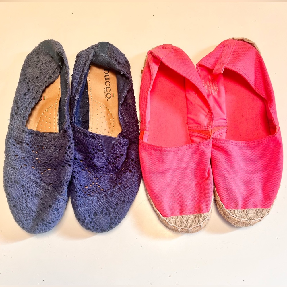 Set of two summer espadrilles